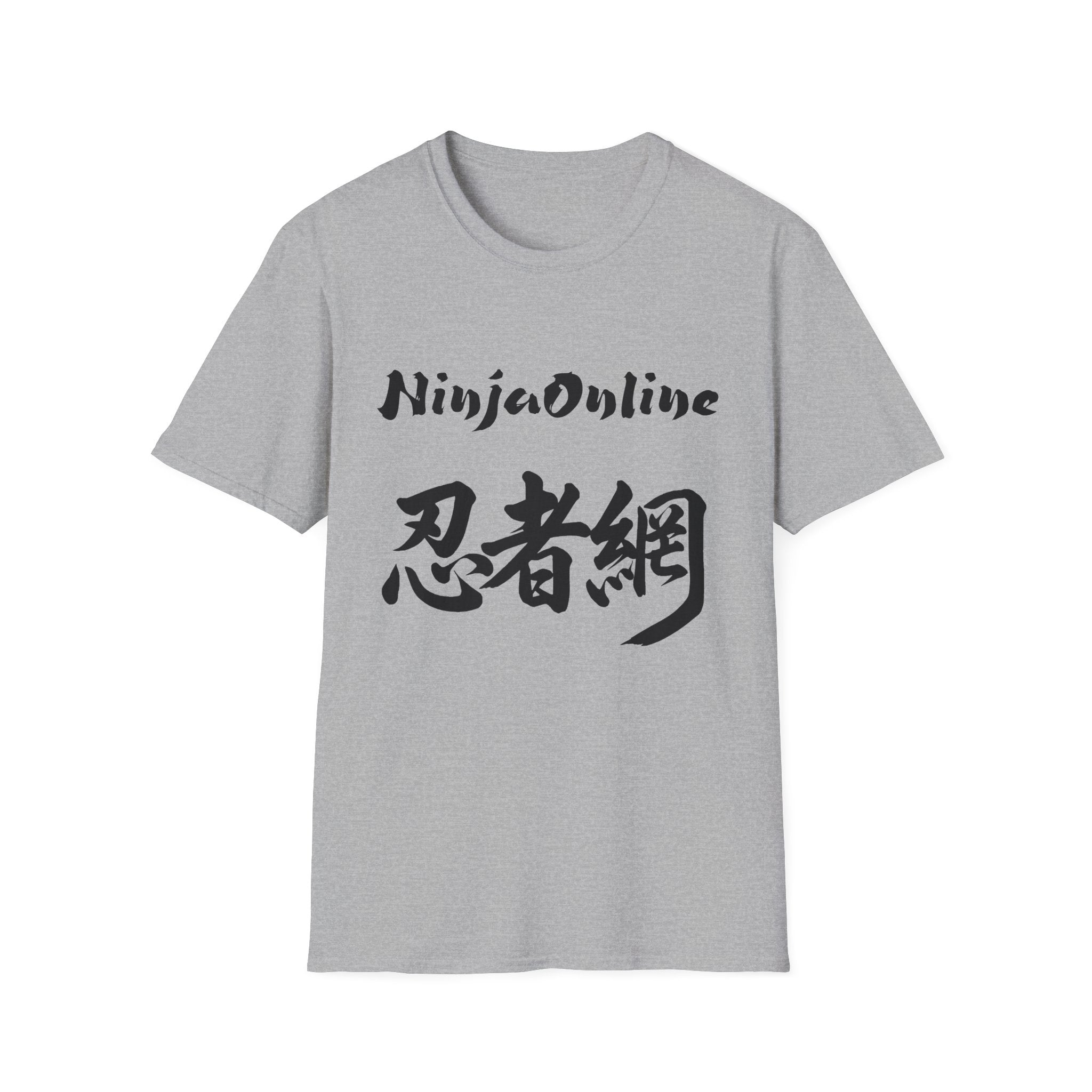 NinjaOnline Kanji T-Shirt — Japanese Ninja Calligraphy Tee