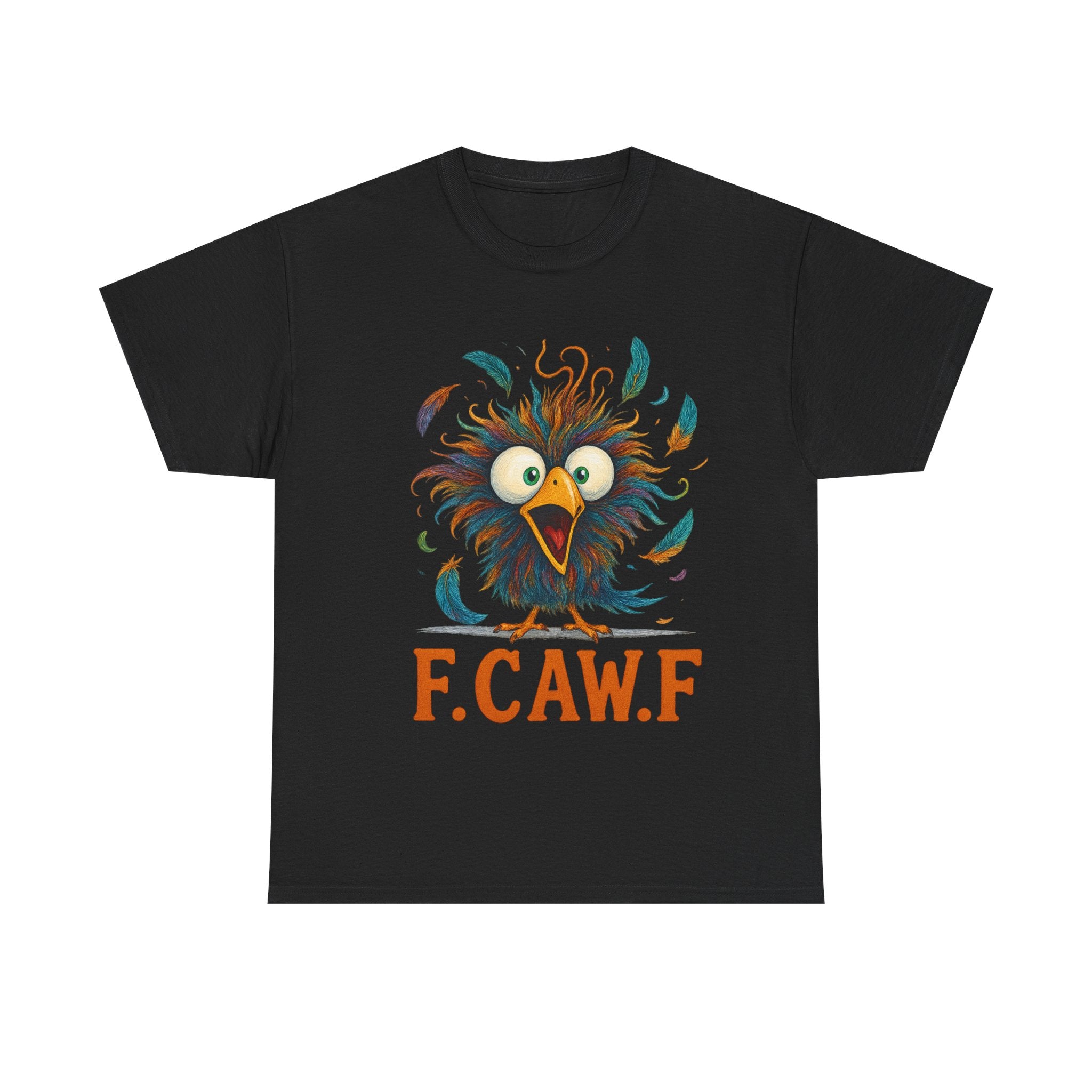 Funny Crazy Bird T-Shirt – Cartoon F.CAW.F Graphic Tee