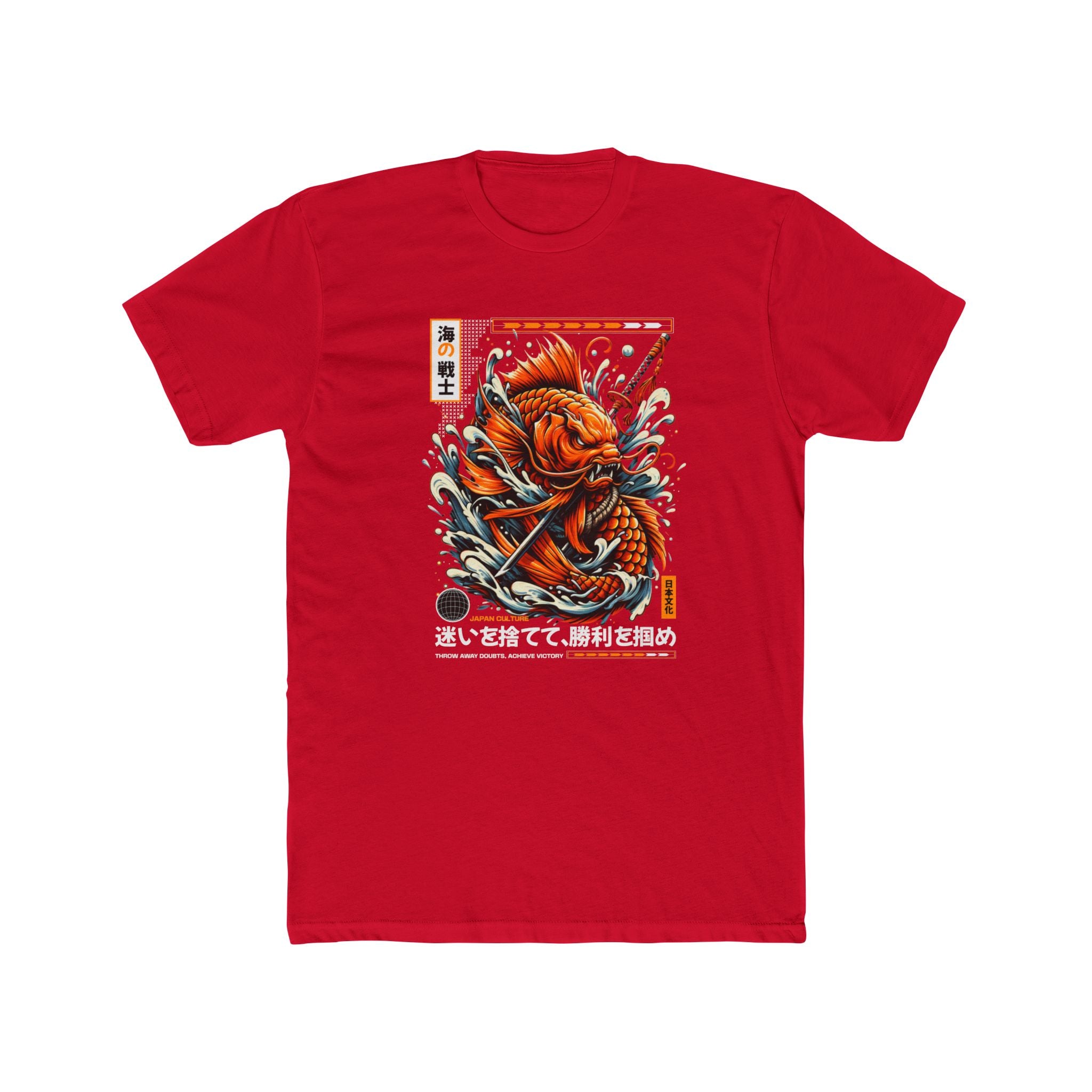 Koi Samurai T-Shirt — Japanese Koi Fish Warrior Graphic Tee