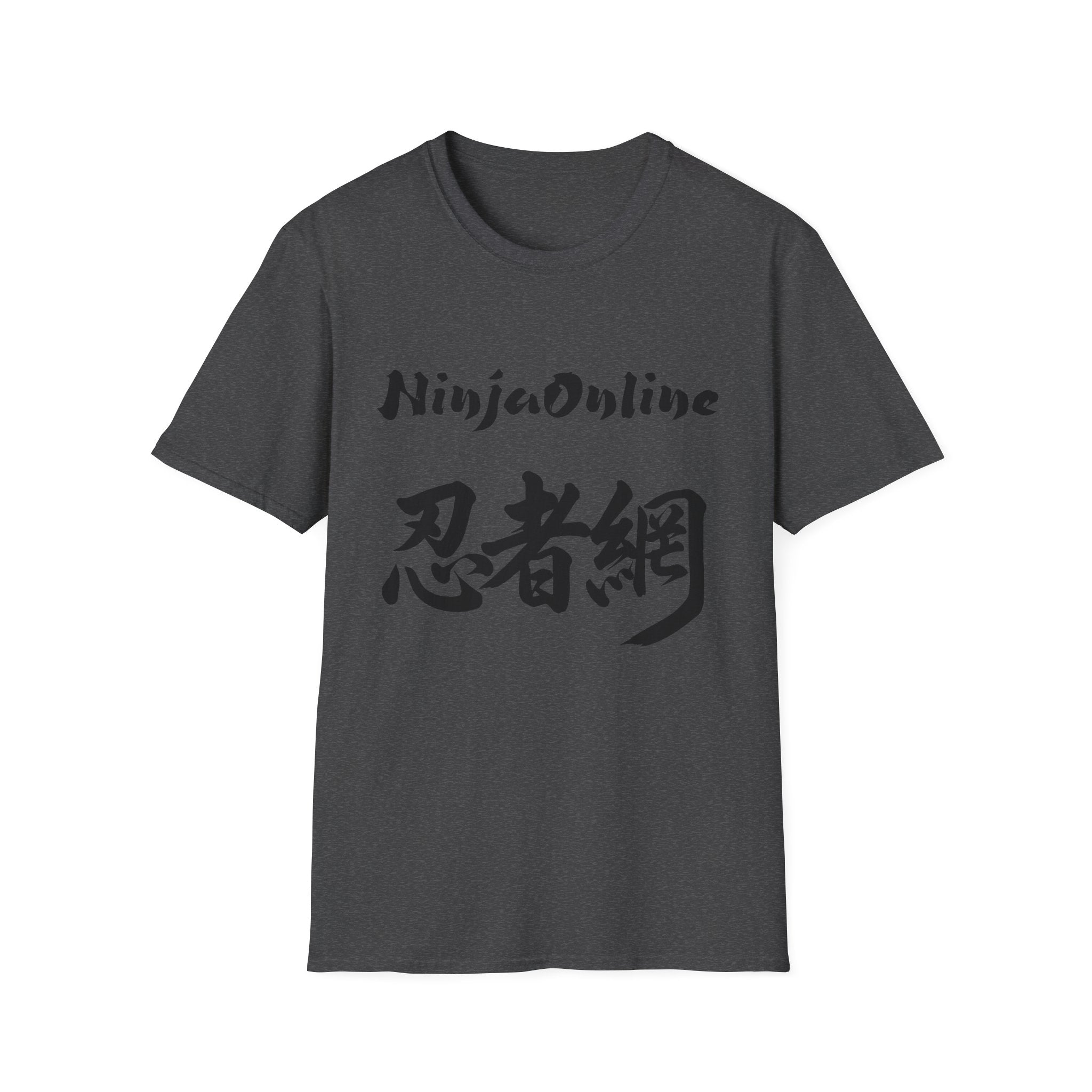 NinjaOnline Kanji T-Shirt — Japanese Ninja Calligraphy Tee