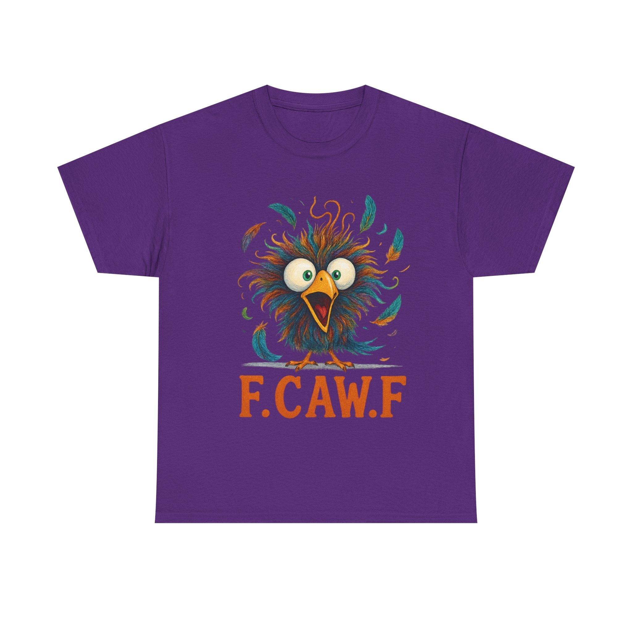 Funny Crazy Bird T-Shirt – Cartoon F.CAW.F Graphic Tee