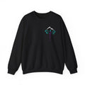 Dragonfly Mountain Crewneck Sweatshirt — "In the mind of the beginner there are many options" Inspirational Graphic