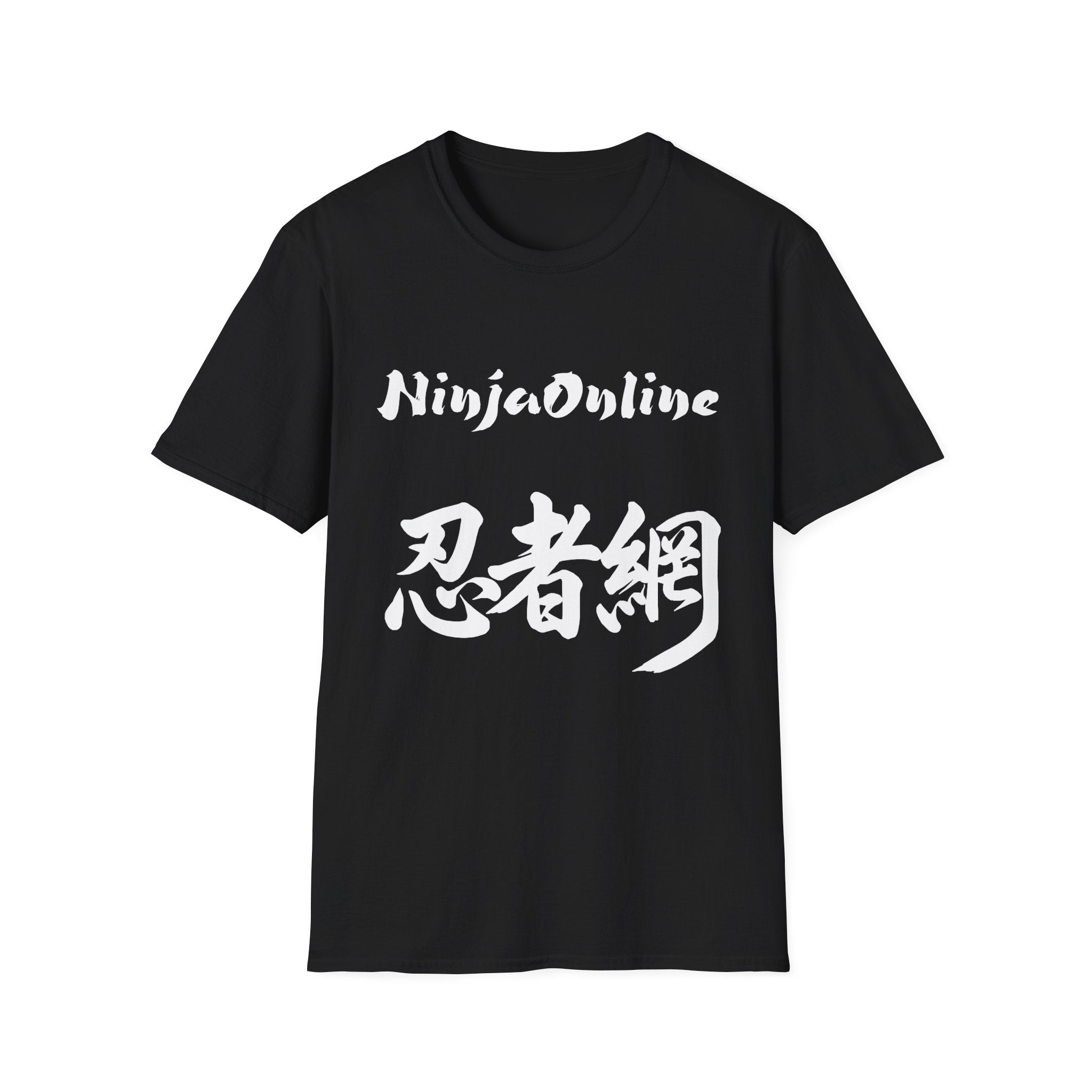 NinjaOnline Kanji T-Shirt — Japanese Ninja Calligraphy Tee
