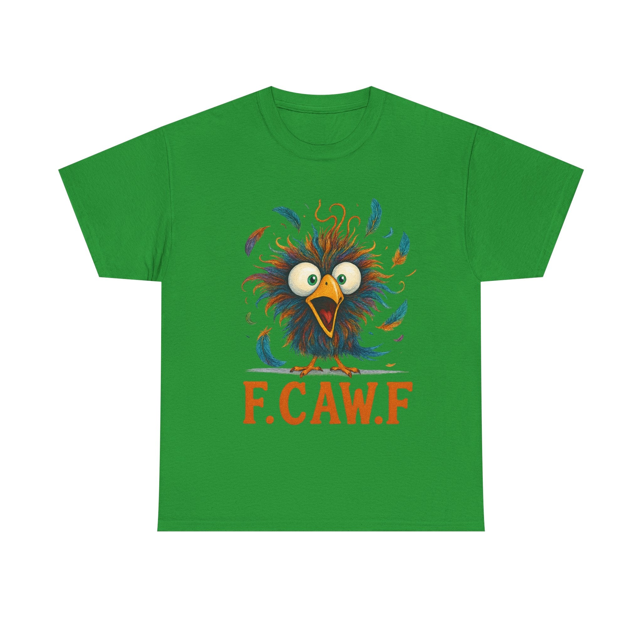 Funny Crazy Bird T-Shirt – Cartoon F.CAW.F Graphic Tee