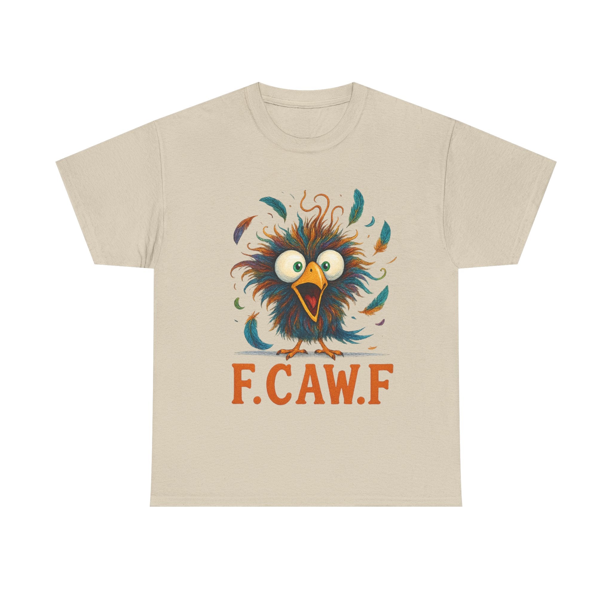 Funny Crazy Bird T-Shirt – Cartoon F.CAW.F Graphic Tee