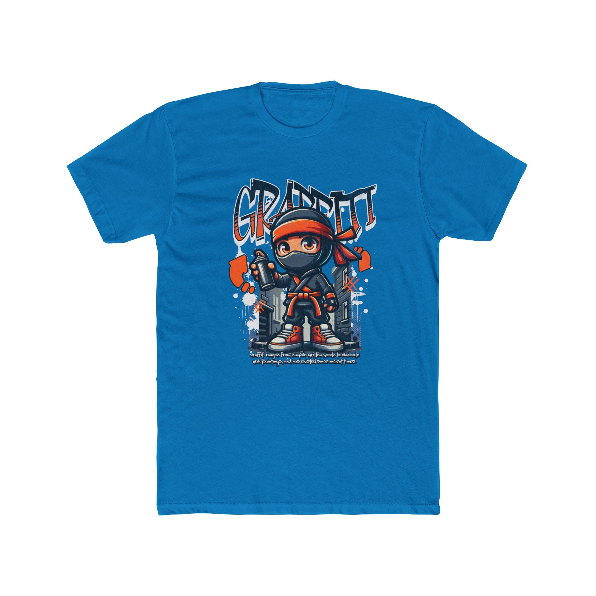 Graffiti Ninja T-Shirt — Urban Street Art Tee with 'GRAFFITI' Design
