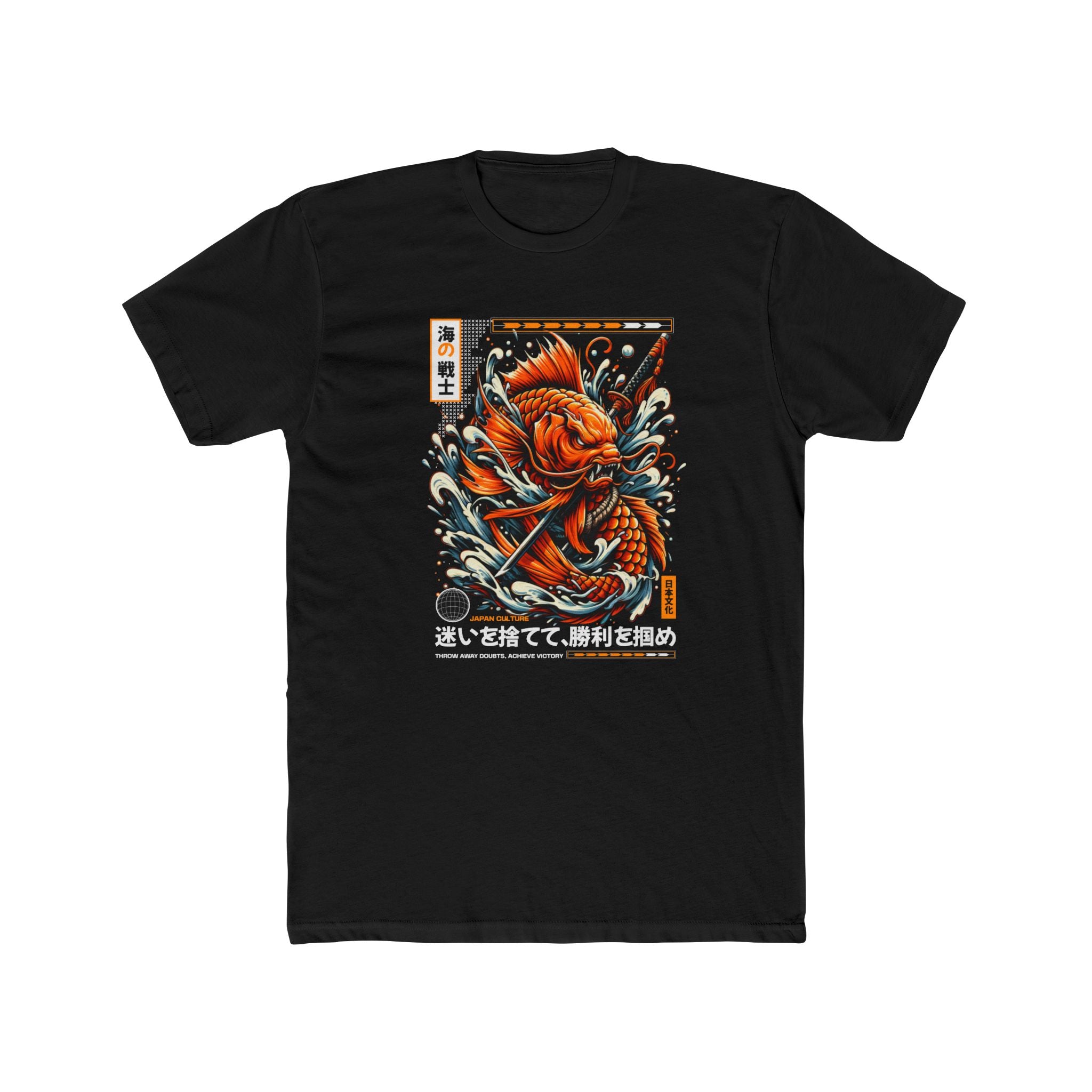 Koi Samurai T-Shirt — Japanese Koi Fish Warrior Graphic Tee