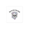 Breathe Deep Rock Hard Sticker | Heavy Metal Wellness, gothic self-care